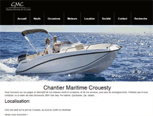 Tablet Screenshot of chantiermaritimeducrouesty.fr